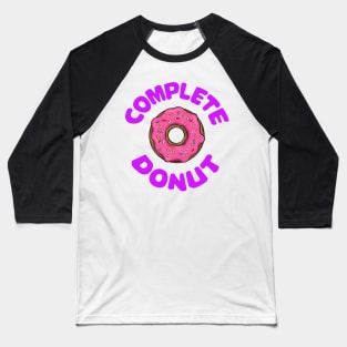 Complete Donut Baseball T-Shirt